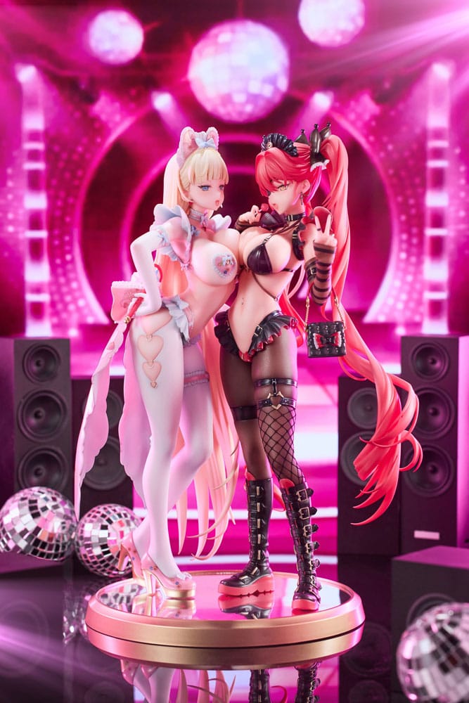 PREORDINE CHIUSO 05/2025 Original Character PVC Statues 1/5 Stella & Sadie Illustrated by Mendokusai 31 cm (18+)  (PREORDINE NON CANCELLABILE)