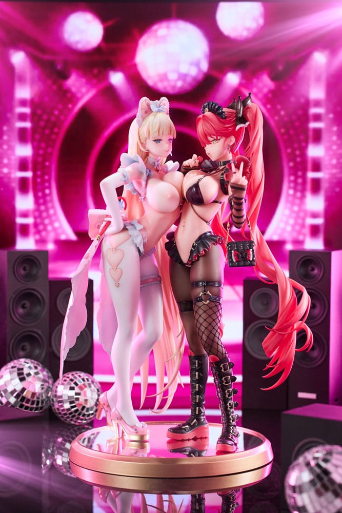 PREORDINE CHIUSO 05/2025 Original Character PVC Statues 1/5 Stella & Sadie Illustrated by Mendokusai 31 cm (18+)  (PREORDINE NON CANCELLABILE)