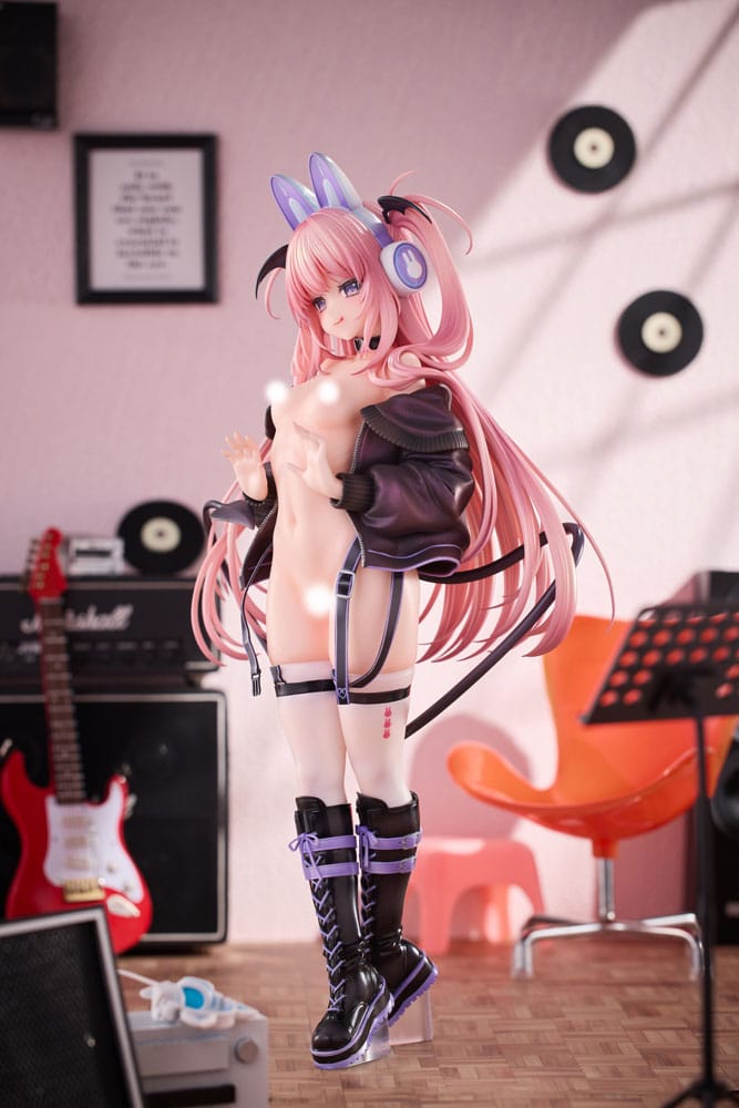 PREORDINE 04/2026 Original Character PVC Statue 1/6 Usamimi Headphone Lulumu Illustrated by Tamano Kedama Deluxe Edition 32 cm (18+) (PREORDINE NON CANCELLABILE)