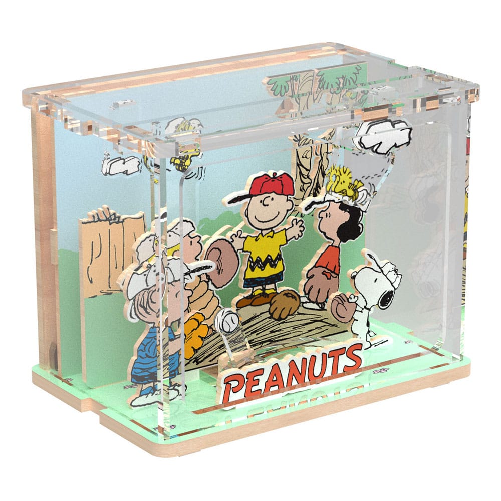 MADE TO ORDER Peanuts Puremind DIY Construction Mini Scene Baseball Time