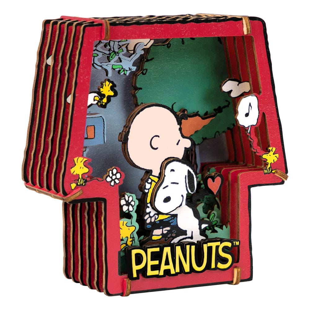 Auf Bestellung gefertigt: Peanuts Puremind Modellbausatz aus Holz, Theaterheilung