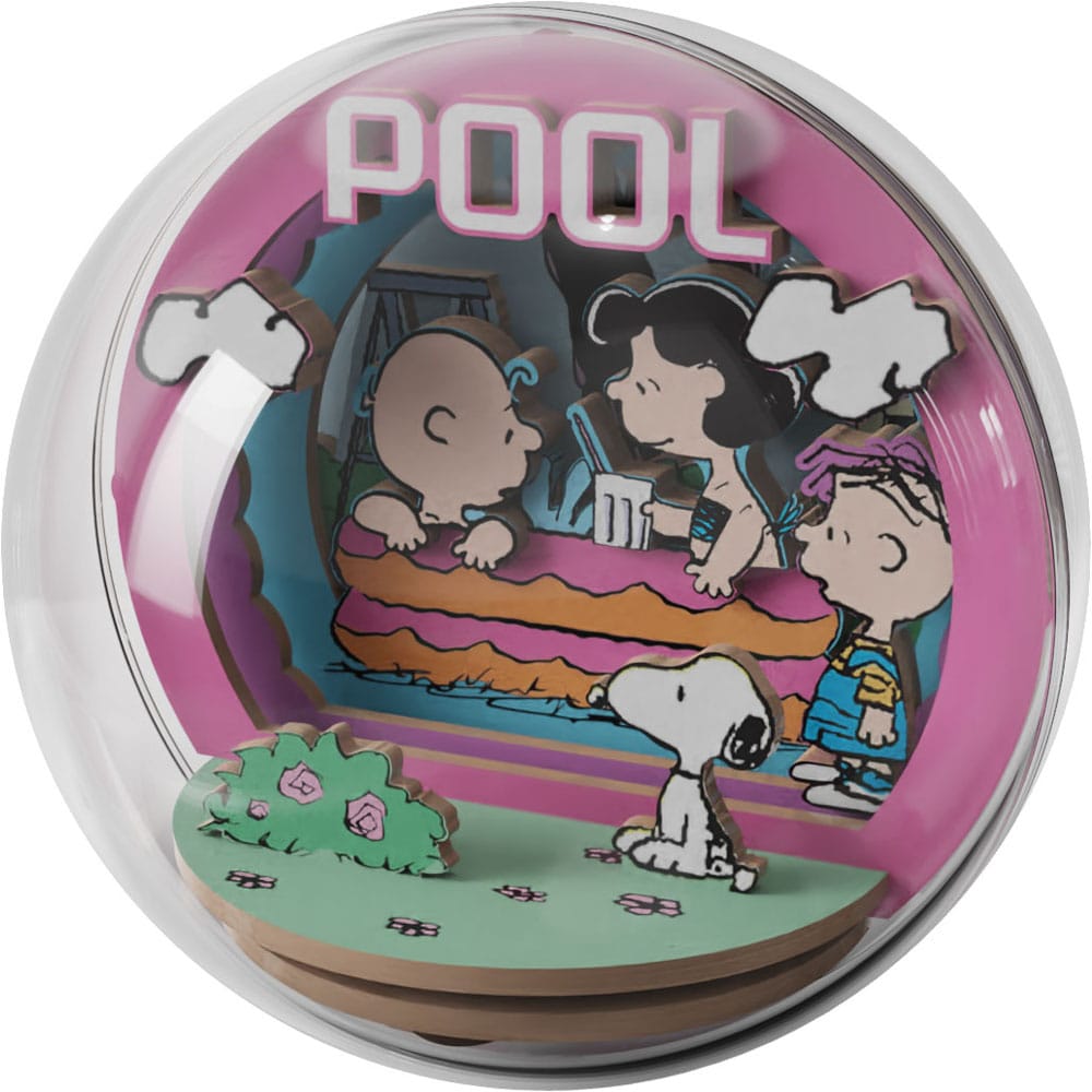 🧪 LAB | SU ORDINAZIONE Peanuts Puremind Model Kit Wooden Theater Globe Cool Pool