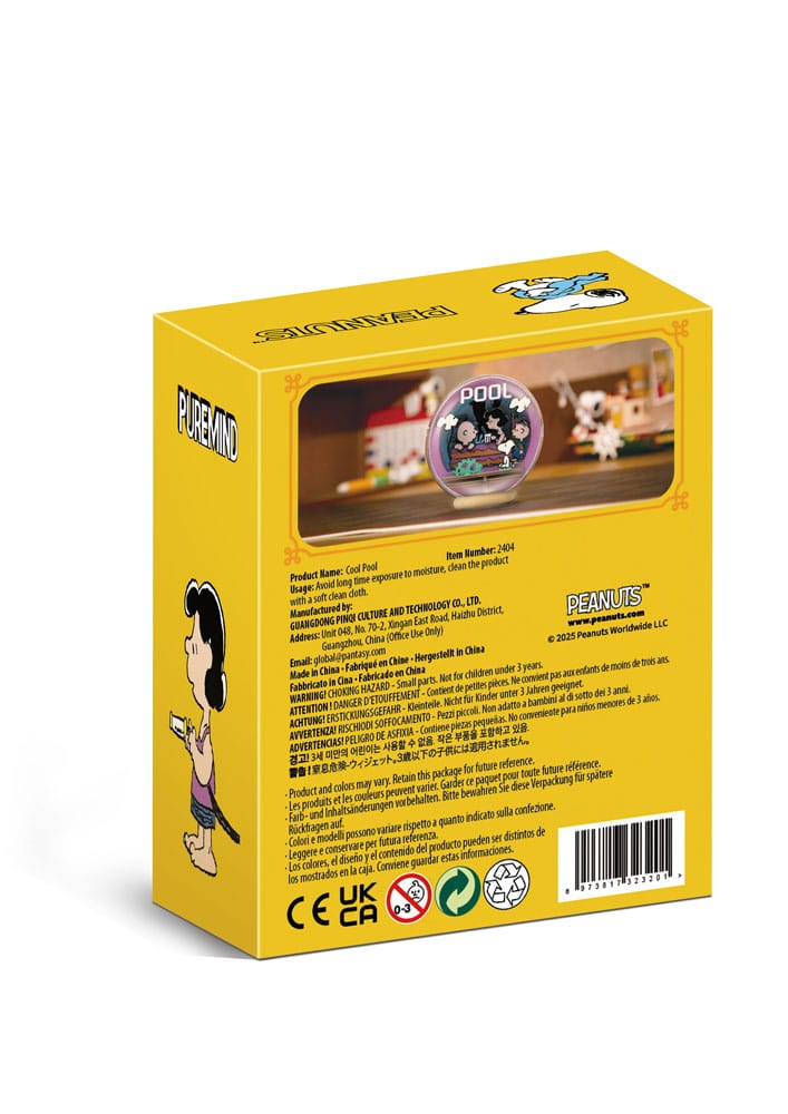 🧪 LAB | SU ORDINAZIONE Peanuts Puremind Model Kit Wooden Theater Globe Cool Pool