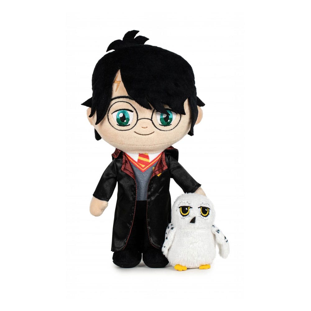 MADE TO ORDER Harry Potter Plüschfiguren Harry mit Hedwig 29 cm