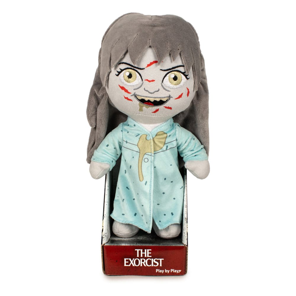 Auf Bestellung gefertigte Exorzist-Plüschfigur Regan in Displayverpackung, 27 cm