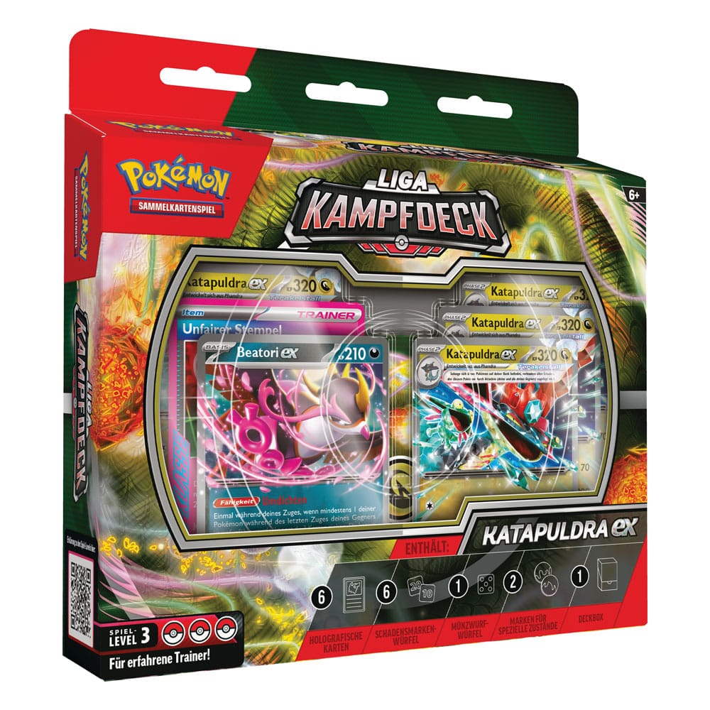 SU ORDINAZIONE Pokémon TCG Liga-Kampfdeck Katapuldra EX *German Version*