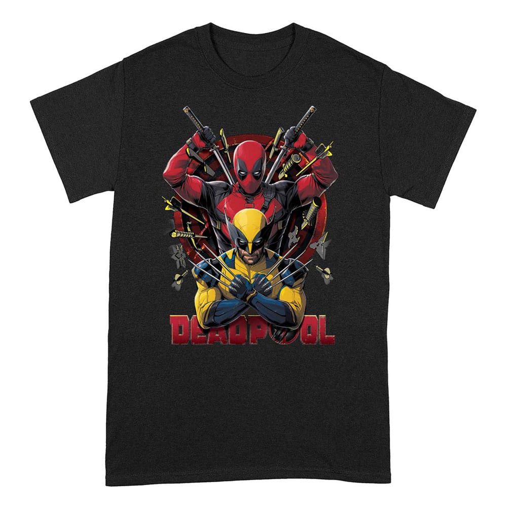MADE TO ORDER Deadpool T-Shirt Deadpool And Wolverine Pose Size L