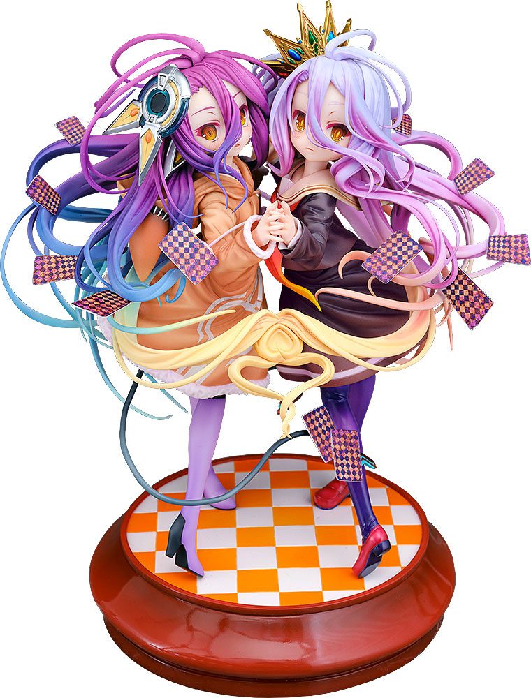 AUF BESTELLUNG HERGESTELLT No Game No Life Statue 1/7 Shiro &amp; Schwi 22 cm *SONDERPREIS* AUSVERKAUFT