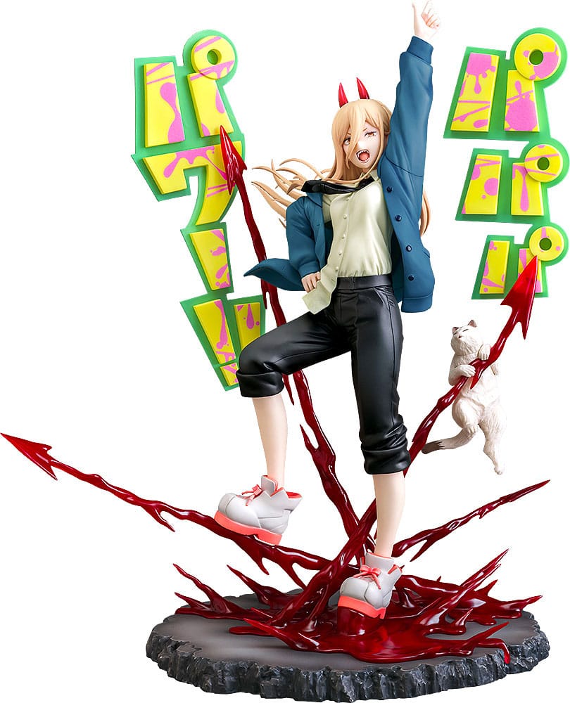 AUF BESTELLUNG HERGESTELLT Chainsaw Man PVC-Statue 1/7 Power 31 cm *SONDERPREIS*