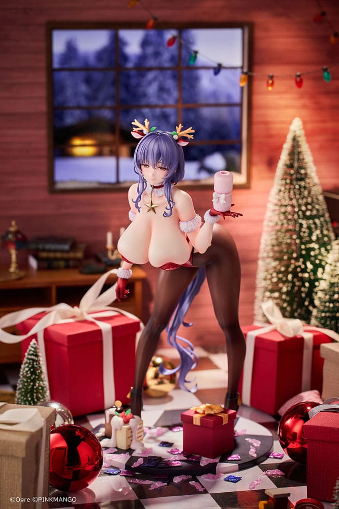 PREORDER+ CLOSED 03/2026 Original Character PVC Statue 1/6 Succubus Homestay Shiori Sakuma Christmas Costume Special Ver. 27 cm (18+) (PREORDER NON-CANCELLABLE)