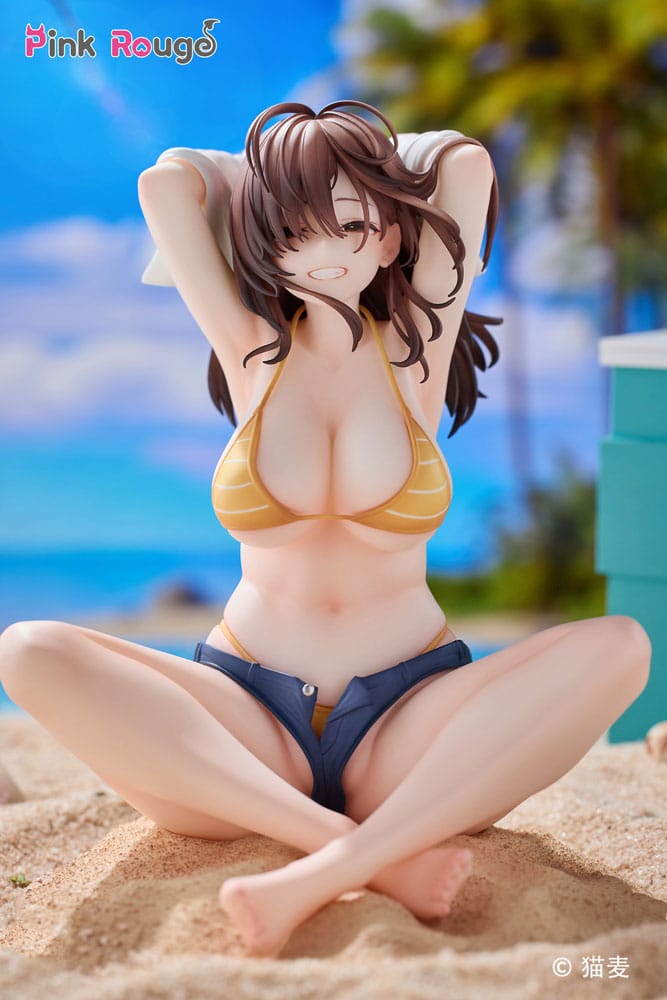 SU ORDINAZIONE Original Character PVC 1/7 Danjo no Yujo ga Seiritsu Dekinai Type no Onna Tomodachi Special Set 15 cm 