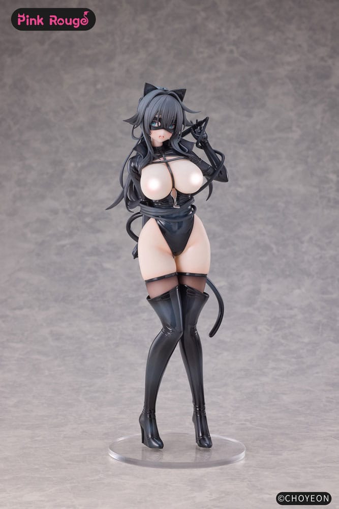 VORBESTELLUNG+ 08/2026 (NICHT STORNIERBAR) Original Character PVC 1/6 Cat Woman Happy-chan DX Ver. 27 cm (18+)