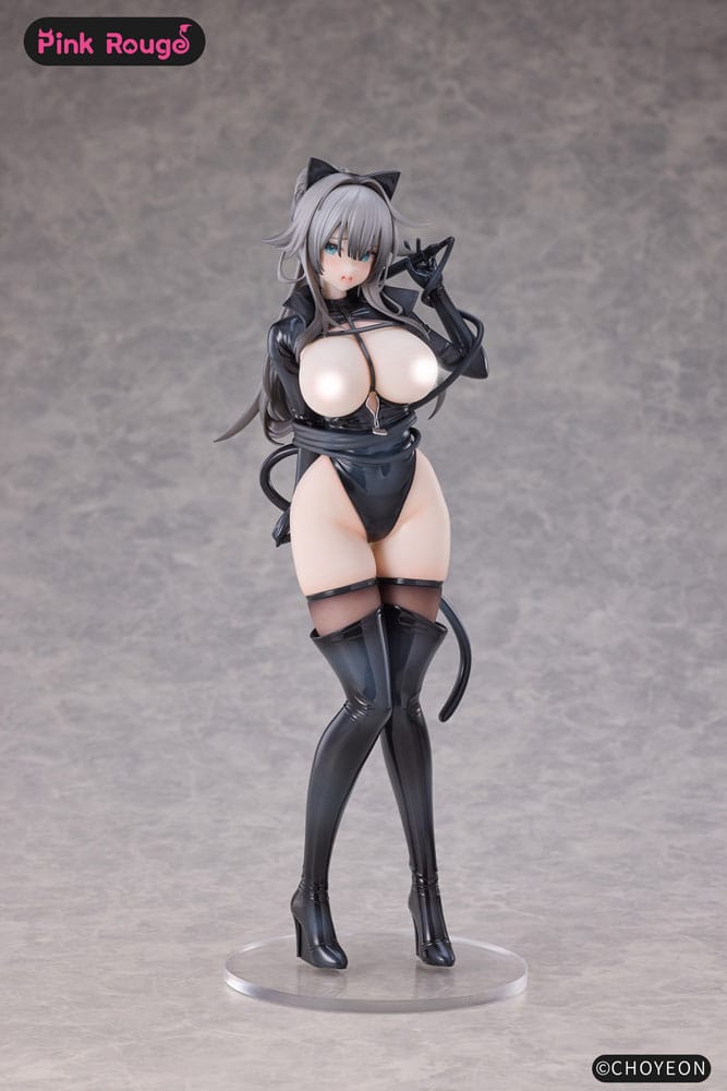 VORBESTELLUNG+ 08/2026 (NICHT STORNIERBAR) Original Character PVC 1/6 Cat Woman Happy-chan DX Ver. Andere Farbe 27 cm (18+)