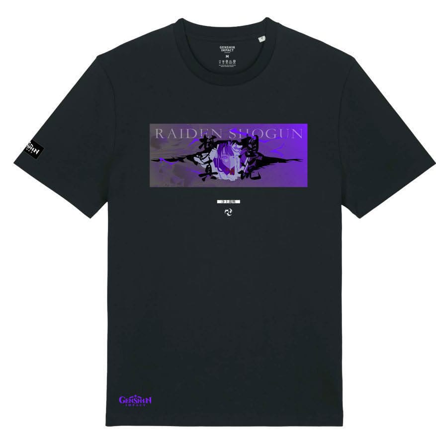 SU ORDINAZIONE Genshin Impact T-Shirt Raiden Shogun Plane of Euthymia Size XL *PREZZO SPECIALE*