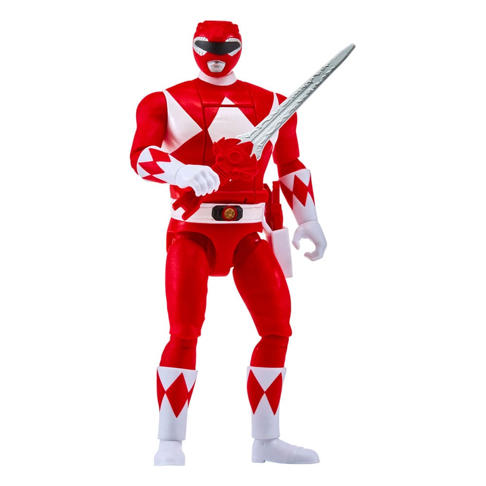 MADE TO ORDER Mighty Morphin Power Rangers Action Figure Auto-Morphin Red Ranger 12 cm