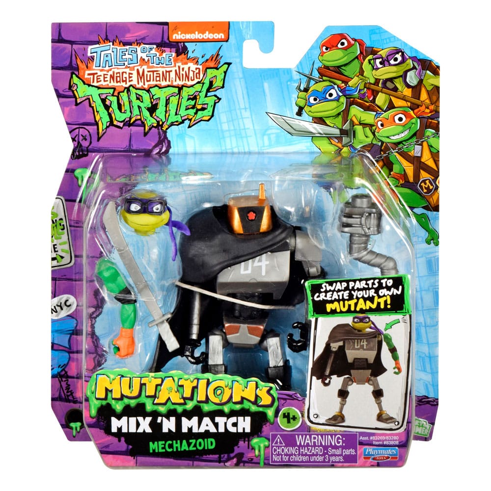 🧪 LAB | SU ORDINAZIONE Tales of the Teenage Mutant Ninja Turtles Mix 'n Match Action Figure Mechazoid 12 cm