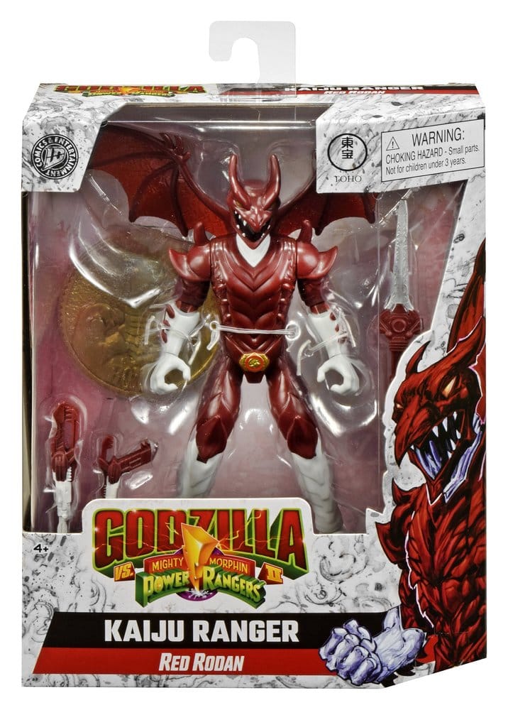 🧪 LAB | SU ORDINAZIONE Mighty Morphin Power Rangers x Godzilla Action Figure Red Rodan