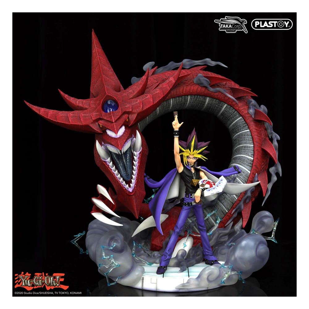 SU ORDINAZIONE Yu-Gi-Oh! Statue Yami Yugi & Slifer 51 cm