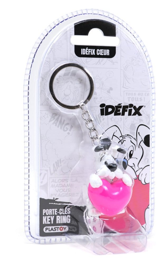 🧪 LAB | SU ORDINAZIONE Asterix Keychain Dogmatix Pink Heart (Blister)