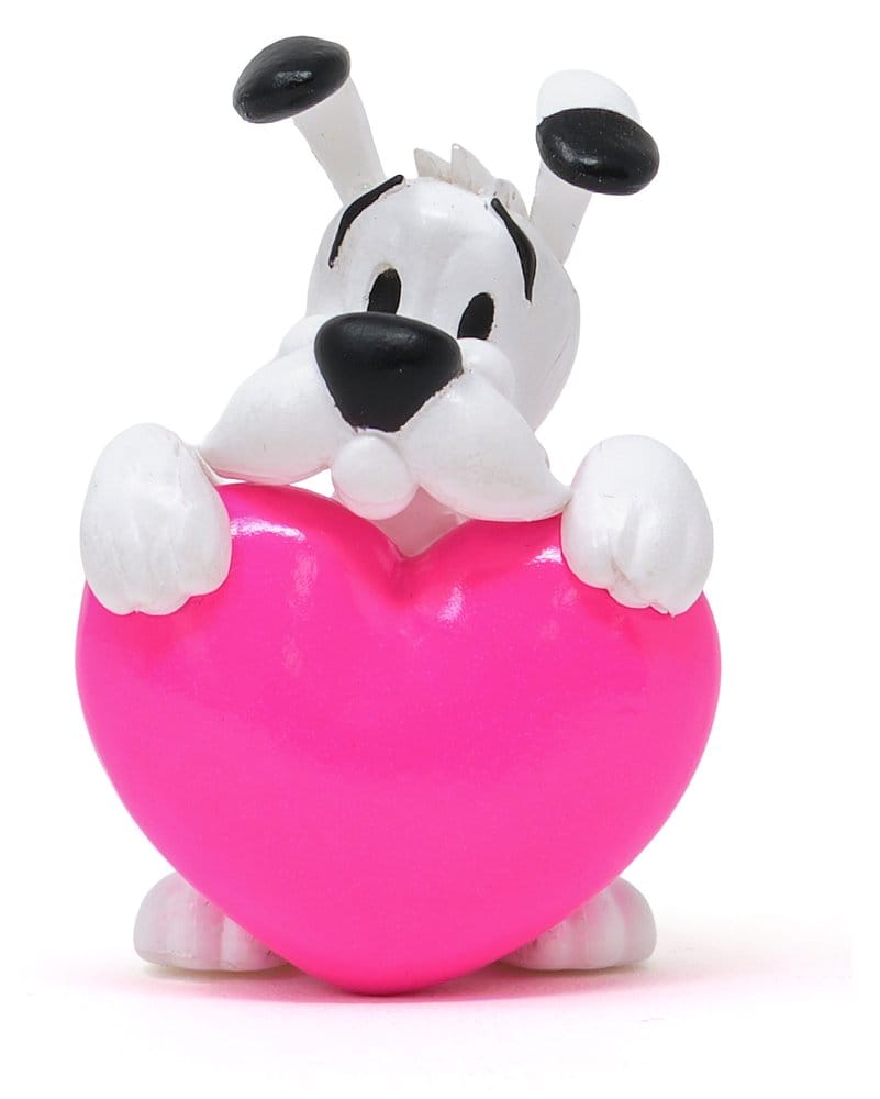 🧪 LAB | SU ORDINAZIONE Asterix PVC Figure Dogmatix Pink Heart 4.5 cm