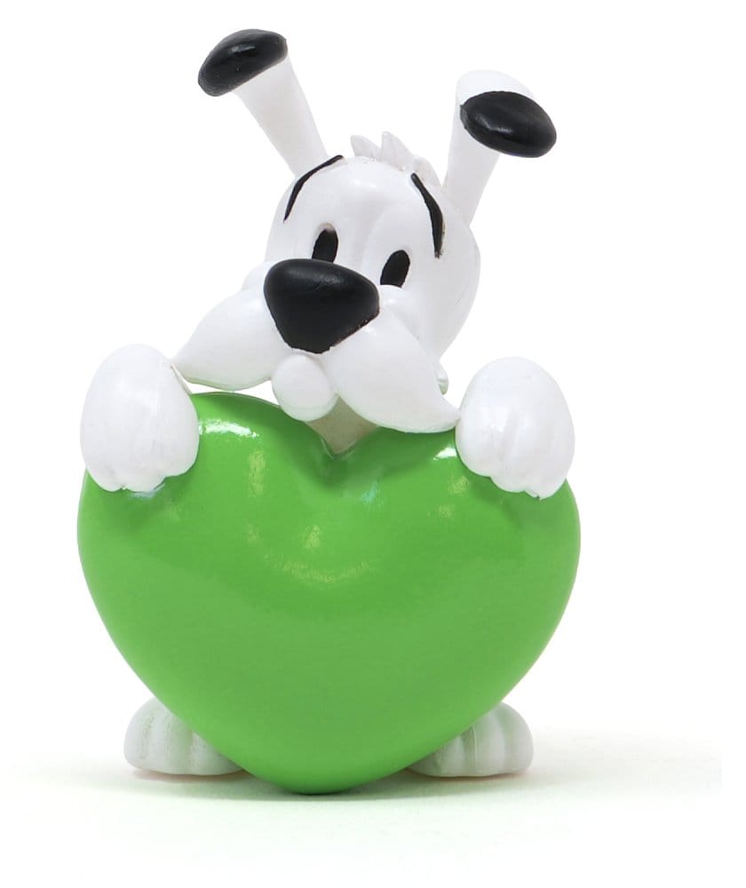 🧪 LAB | SU ORDINAZIONE Asterix PVC Figure Dogmatix Green Heart 4.5 cm