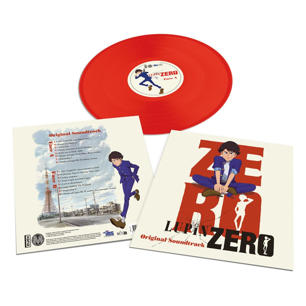 SU ORDINAZIONE Lupin Zero Best Selection Track Vinyl Red