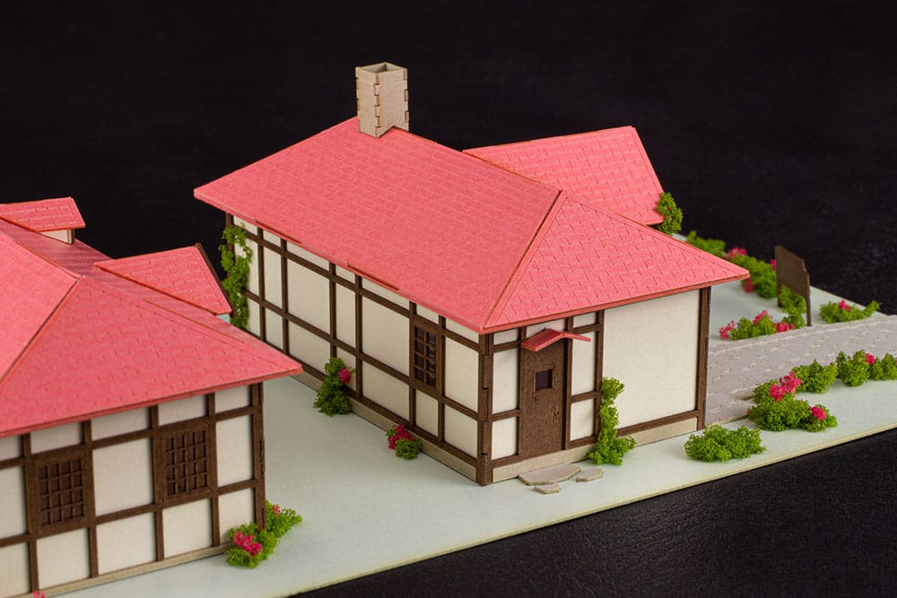 PREORDINE ESAURITO Is the order a rabbit?? Bloom 1/150 Paper Model Kit Anitecture Hot Bakery & Cocoa's House 4 cm (re-run)