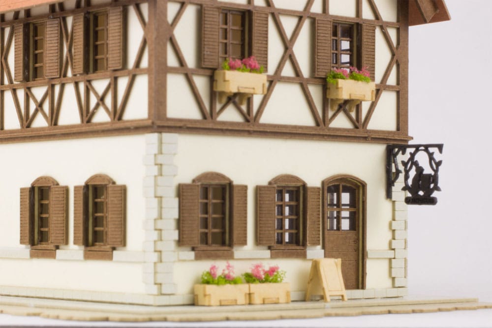 PREORDINE ESAURITO  Is the order a rabbit?? 1/150 Paper Model Kit Anitecture Rabbit House 9 cm (3rd-run)