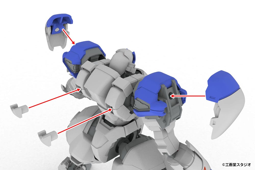 PREORDINE+ 12/2025 POWERDoLLS2 Plastic Model Kit 1/48 X-4S (PDW-S810) PLD 13 cm