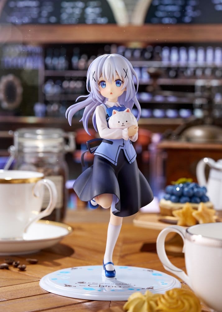 PREORDINE+ 10/2026 Is the Order a Rabbit?? PVC Figure 1/7 Chino (Cafe Style) 21 cm
