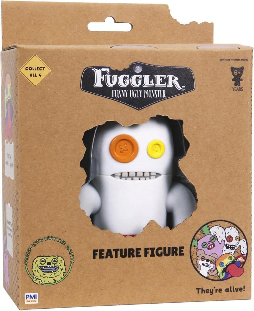 🧪 LAB | SU ORDINAZIONE Fuggler: Feature Figures Figure Window Box Sasquoosh White