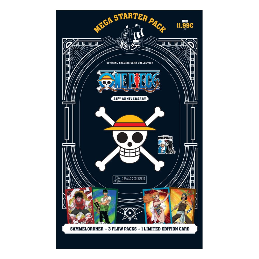 SU ORDINAZIONE One Piece Trading Cards Starter Pack 25th Anniversary *German Version*