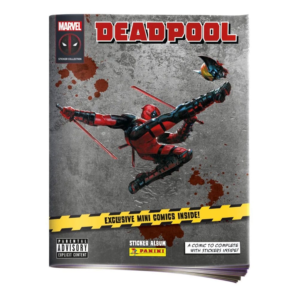 Deadpool Sticker &amp; Trading Card Collection Album *German Version* *SPECIAL PRICE*