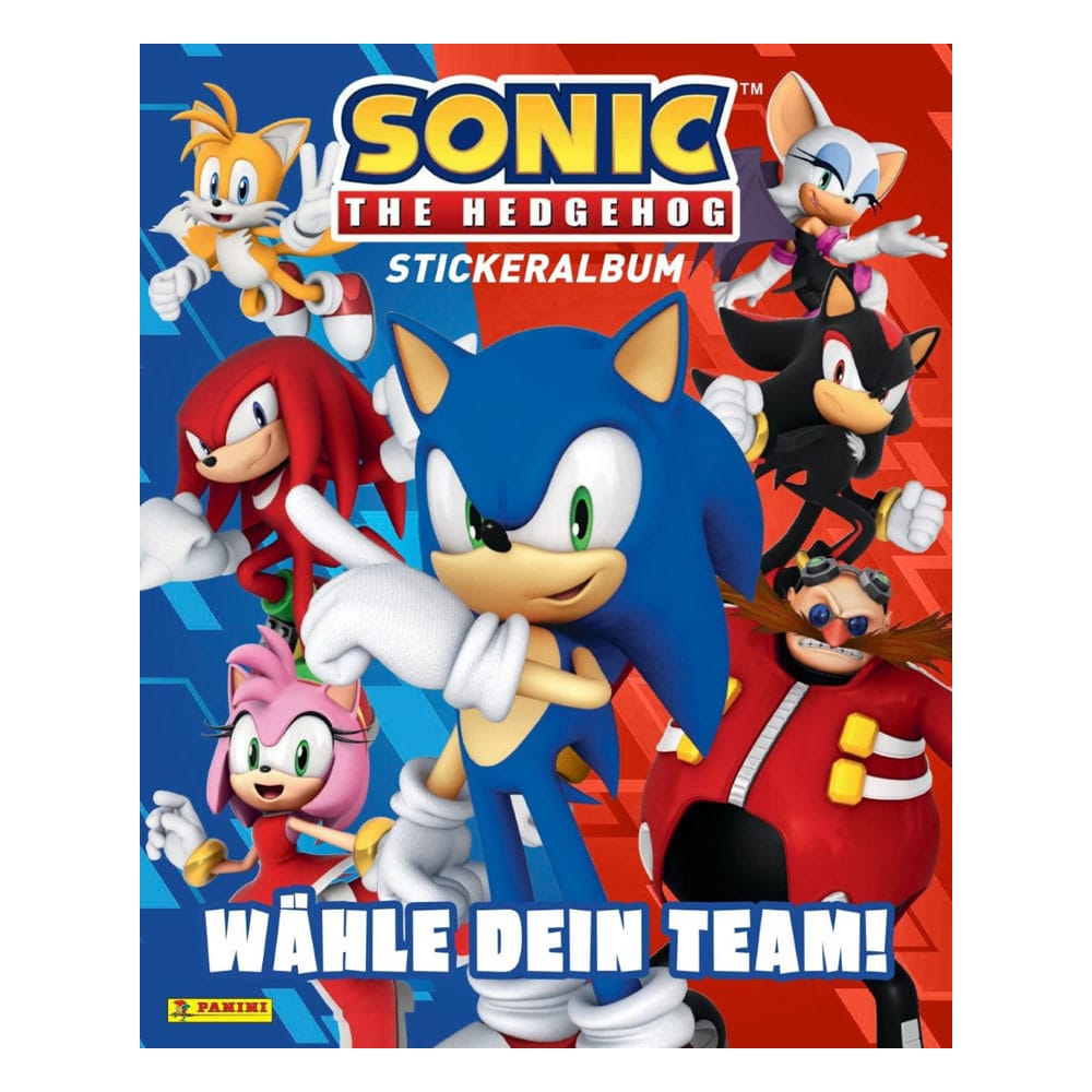 AUF BESTELLUNG HERGESTELLT Sonic the Hedgehog Sticker Collection Album *Deutsche Version*