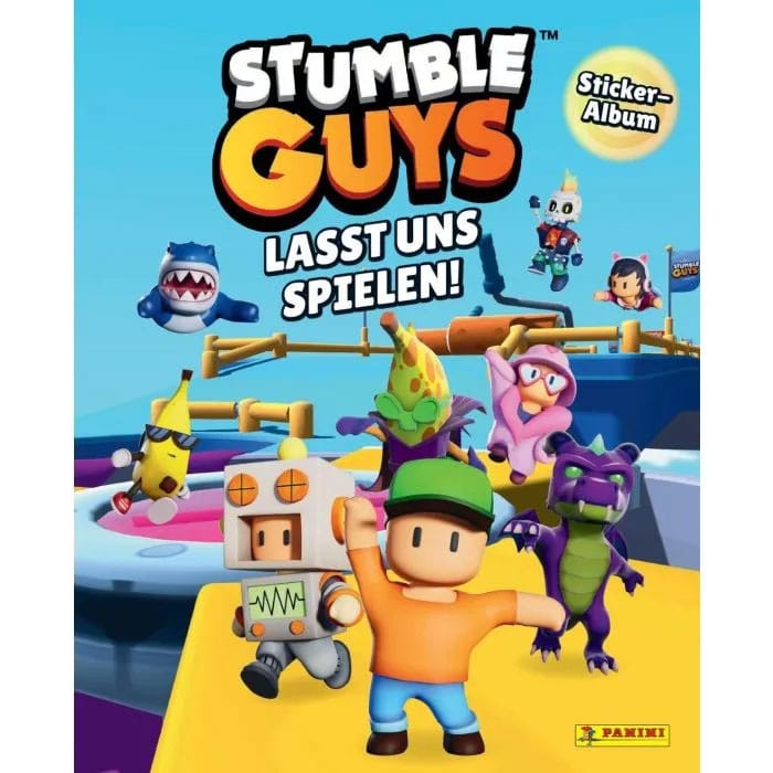AUF BESTELLUNG GEFERTIGT: Stumble Guys: Let's Play! Sticker-Sammelalbum *Deutsche Version* *SONDERPREIS*