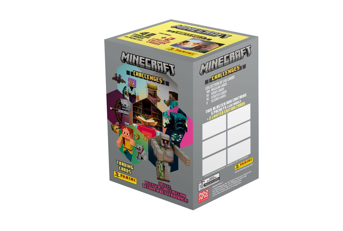 MADE TO ORDER Minecraft - Challenges Trading Cards Blaster Box *German Version*