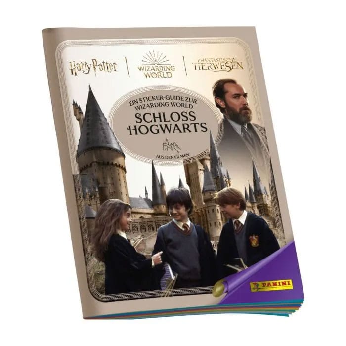 Harry Potter – Schloss Hogwarts – Sticker-Album (3 Stück) – Auf Bestellung gefertigt *Deutsche Version* *Sonderpreis*