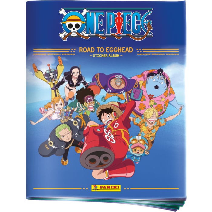 SU ORDINAZIONE One Piece: Road to Egghead Sticker Collection Album *German Version*