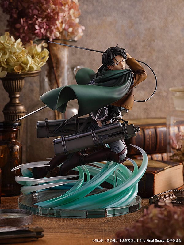 PREORDINE+ CHIUSO 02/2025 Attack on Titan PVC Statue 1/6 Humanity's Strongest Soldier Levi 23 cm (PREORDINE NON CANCELLABILE)