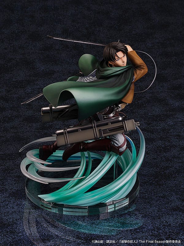 PREORDINE+ CHIUSO 02/2025 Attack on Titan PVC Statue 1/6 Humanity's Strongest Soldier Levi 23 cm (PREORDINE NON CANCELLABILE)
