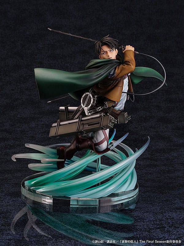 PREORDINE+ CHIUSO 02/2025 Attack on Titan PVC Statue 1/6 Humanity's Strongest Soldier Levi 23 cm (PREORDINE NON CANCELLABILE)