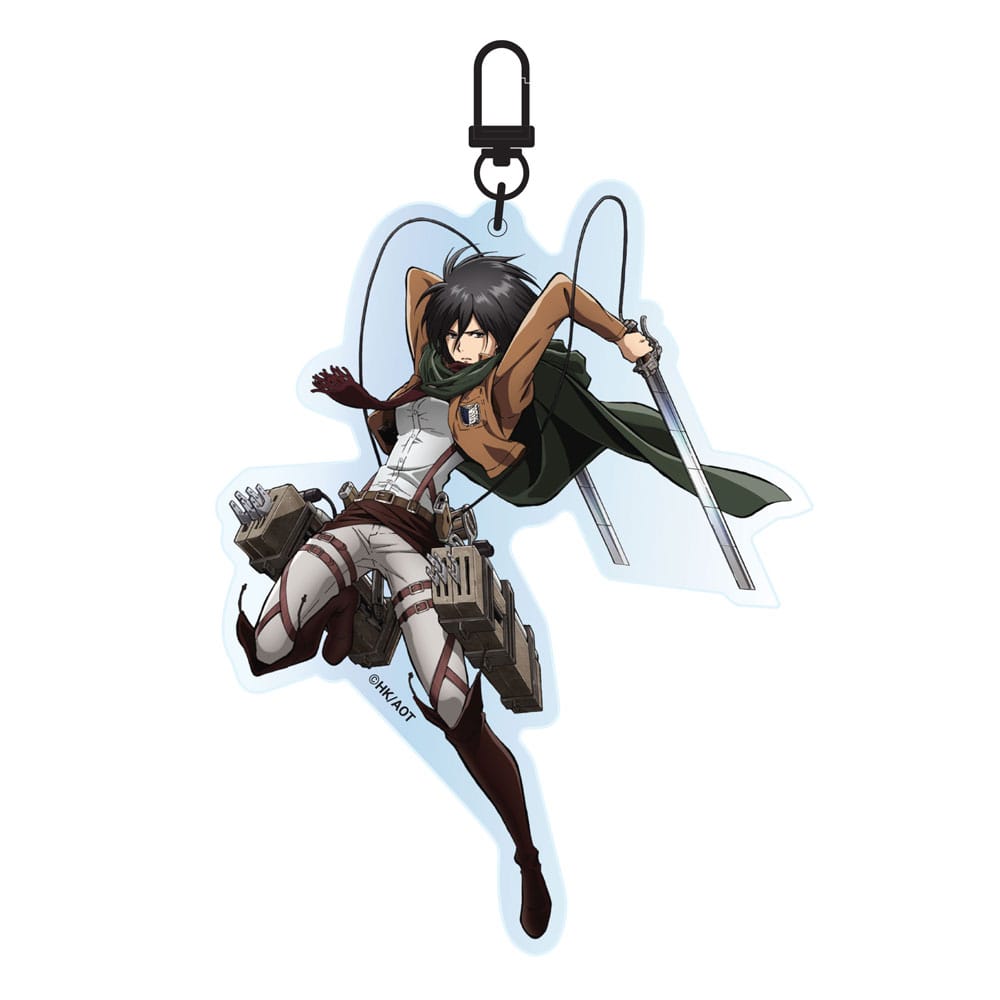 MADE TO ORDER Attack on Titan Acrylic Keychain Mikasa Ackermann