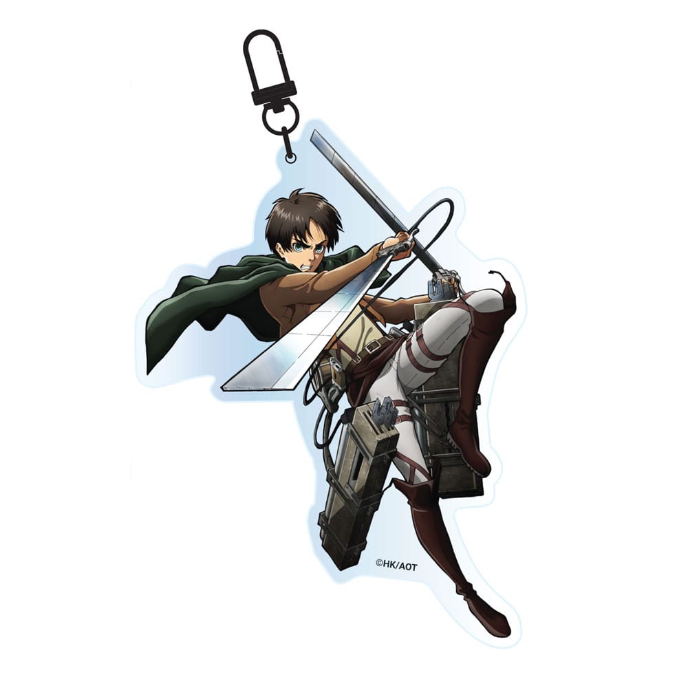 MADE TO ORDER Attack on Titan Acrylic Keychain Eren Jaeger
