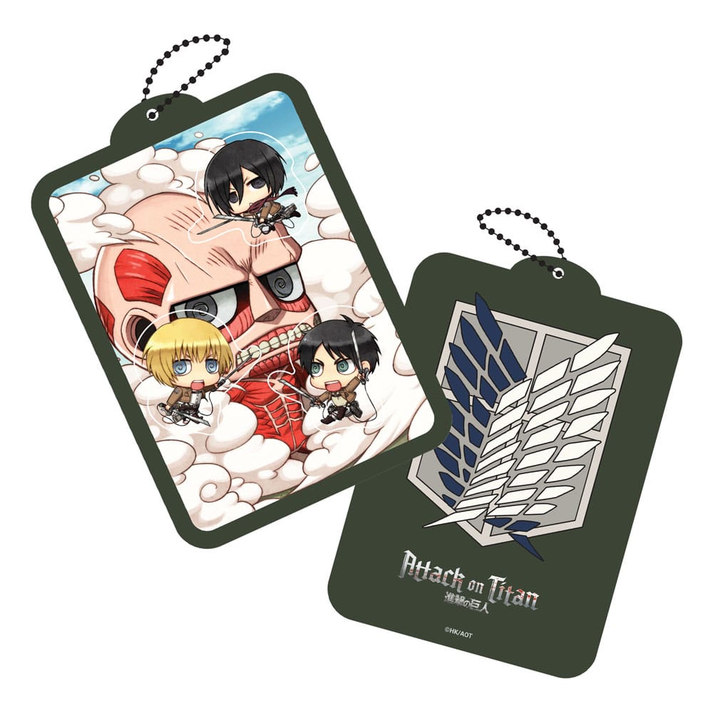 SU ORDINAZIONE Attack on Titan Shaker Acrylic Keychain Kawaii Attack!