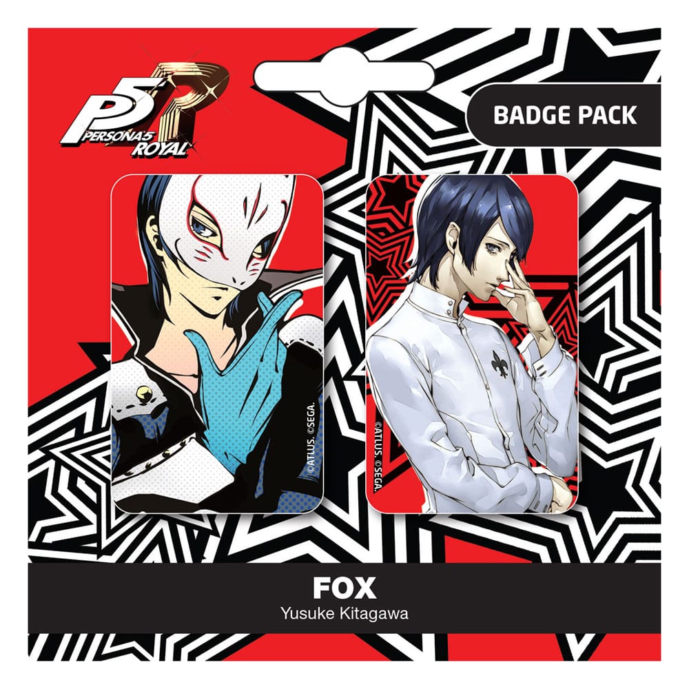 MADE TO ORDER Persona 5 Royal Pin Badges 2-Pack Set C