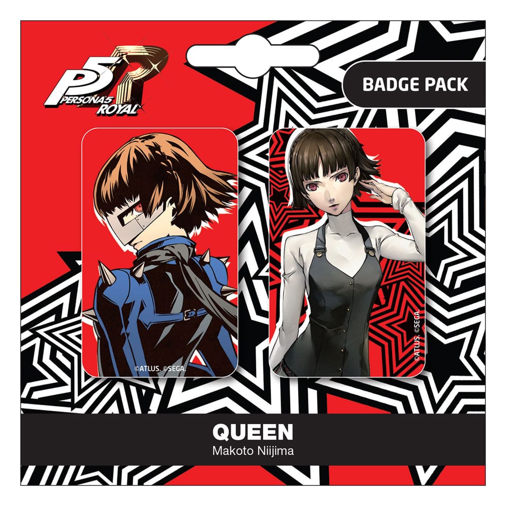 MADE TO ORDER Persona 5 Royal Pin Badges 2-Pack Set D