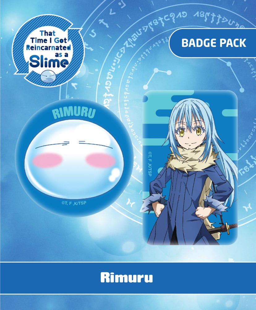 MADE TO ORDER That Time I Got Reincarnated as a Slime Pin Badges 2-Pack Rimuru
