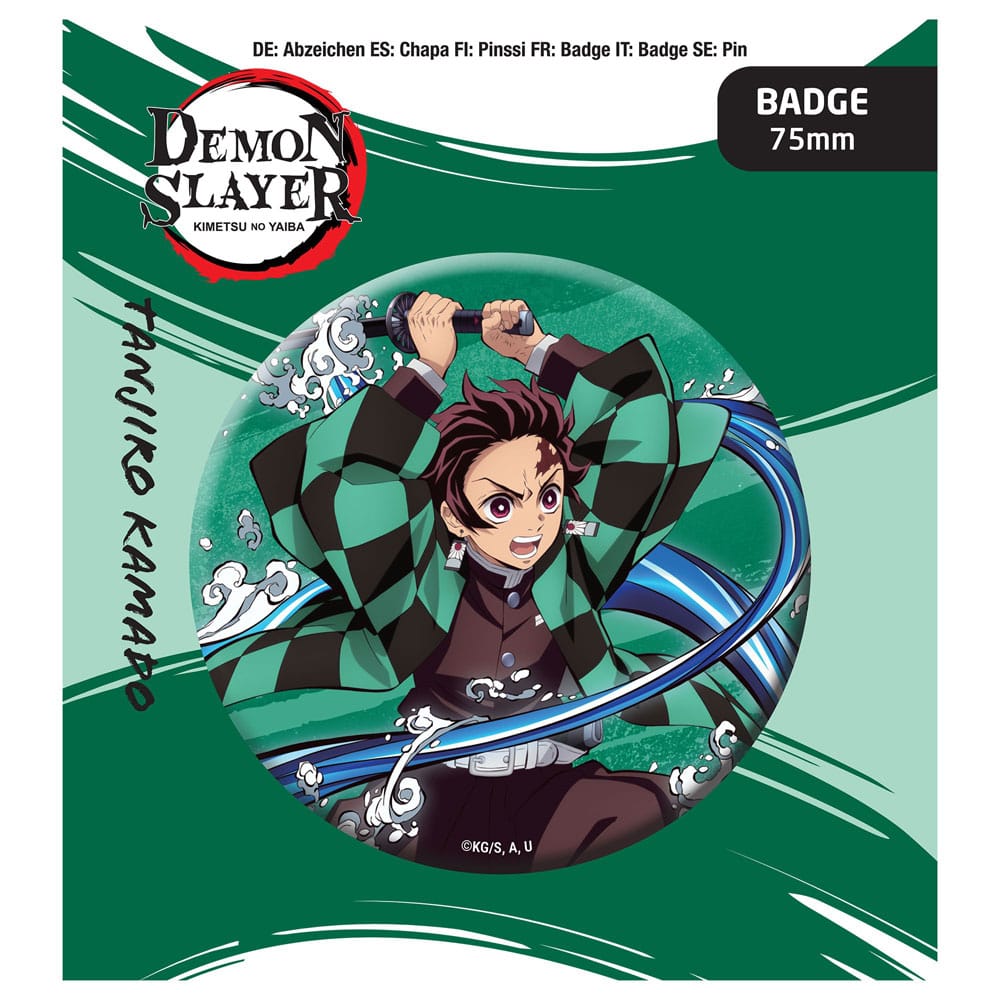SU ORDINAZIONE Demon Slayer: Kimetsu no Yaiba Pin Badge Tanjiro Kamado