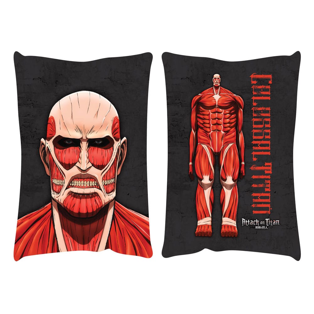 SU ORDINAZIONE Attack on Titan Pillow Colossal Titan 50 x 35 cm
