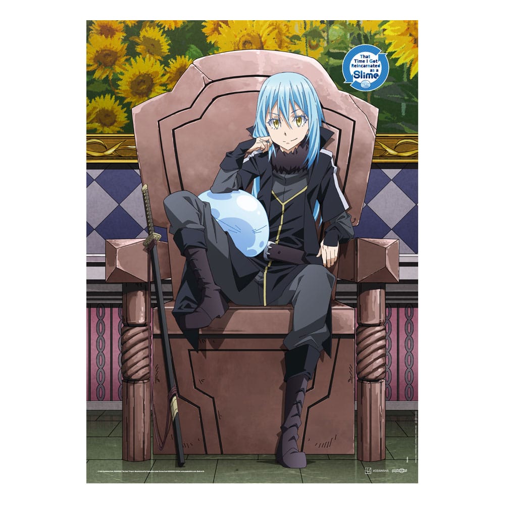 SU ORDINAZIONE That Time I Got Reincarnated as a Slime Fabric Poster Demon Lord Rimuru 84 x 118 cm *PREZZO SPECIALE* ESAURITO